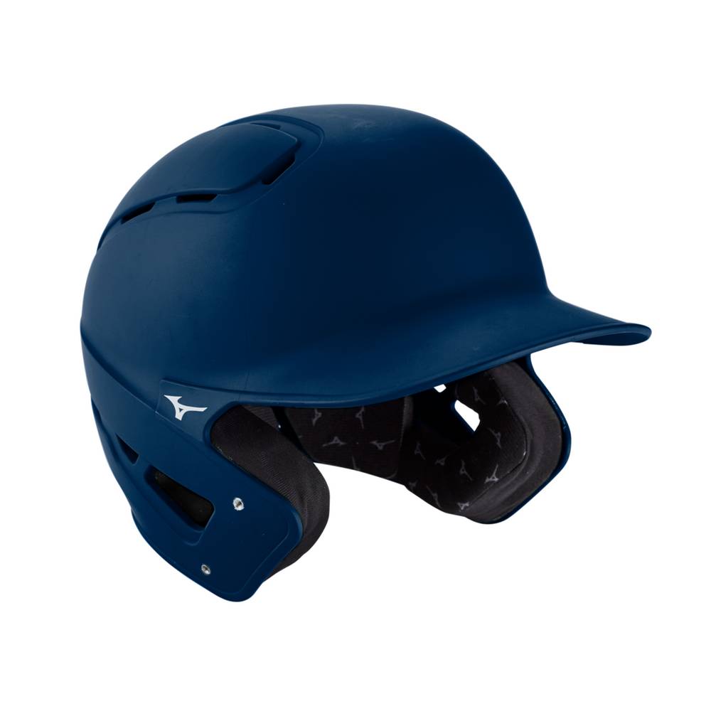 Panske Prilba Mizuno B6 Baseball Batting Námornícka Modrá Vypredaj OBDT25470